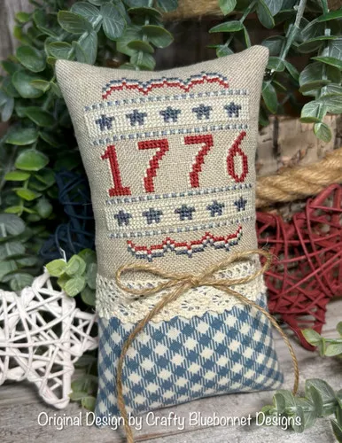 "1776" (43 x 49 Crafty Bluebonnet Designs 25-2005